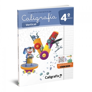 Cuaderno Caligrafía Vertical Caligrafix 4º Básico