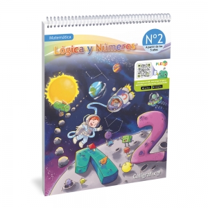 Cuaderno Caligrafix Logica  y Numeros Nº2  Kínder