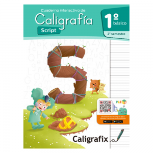 Cuaderno Caligrafix Script 1° básico - 2° Semestre