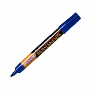 Marcador Permanente Artel 50 Punta Redonda Azul <font color="red"; size= "2"><sup> (SA)<sup></font>