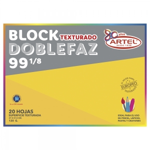 Block de Dibujo Artel Medium Doble Faz 99 1/8 20hjs<font color="red"; size= "2"><sup> (SA)<sup></font>