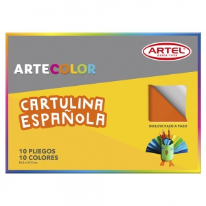 Carpeta de Cartulina Española Artel 10Hjs  <font color="red"; size= "2"><sup> (SA)<sup></font>