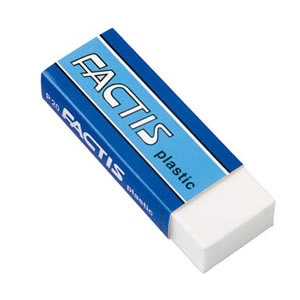 Goma de Borrar Factis Plástica P20  <font color="red"; size= "2"><sup> (SA)<sup></font>