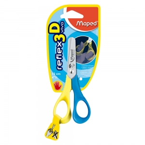 Tijera Maped Reflex Vivo P/Zurdo 12cm