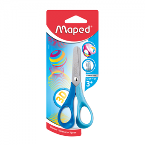 Tijera Maped Reflex Vivo 12cm<font color="red"; size= "2"><sup> (SA)<sup></font>