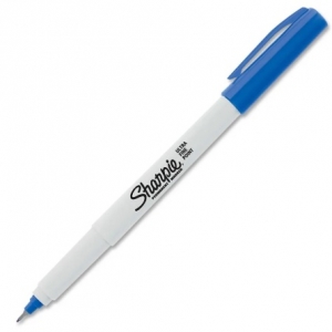 Marcador Permanente Sharpie Ultra Fina Azul