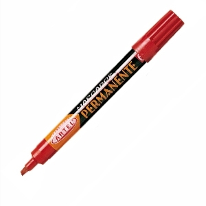 Marcador Permanente Artel 60 Biselada Rojo<font color="red"; size= "2"><sup> (SA)<sup></font>