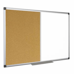 Pizarra Corcho+Magnética Bisilque 200x100 cm Marco Aluminio