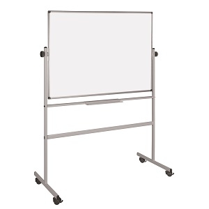 Pizarra Melamina Bisilque 120x150cm Rotativa con Ruedas
