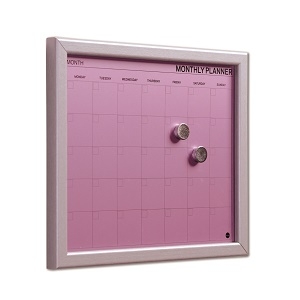 Calendario Magnetico Bisilque 30x25cm Rosado