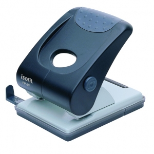 Perforadora Plastica Isofit PP-35 Negra (30 Hojas)