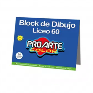 Block Dibujo Proarte Liceo 60 106gr 20hj