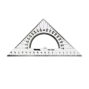 Escuadra Proarte C/Transportador 21cm Humo