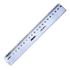 Regla Plastica Biselada Proarte 20cm <font color="red"; size= "2"><sup> (Disponible solo en Punta Arenas)<sup></font>