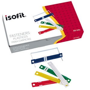 Accoclip Plástico Isofit Colores 50 Unidades