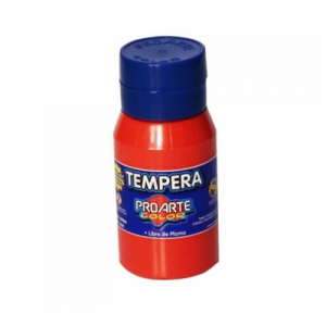 Tempera Proarte 250ml Rojo Bermellón<font color="red"; size= "2"><sup> (SA)<sup></font>