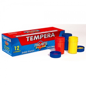 Témpera Proarte 12 colores