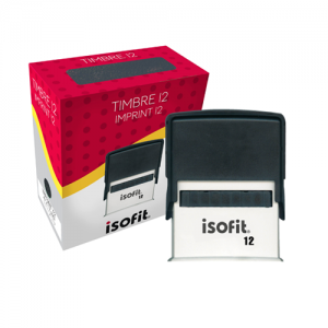 Timbre Isofit Nº12 Negro <font color="red"; size= "2"><sup> (Disponible desde I - IX )<sup></font><font color="red"; size= "2"><sup> (SA)<sup></font>