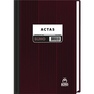 Libro Acta Buho 100 Hjs