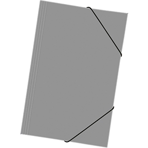 Carpeta Buho con Elástico Plata