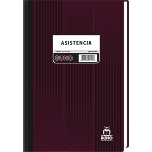 Libro Asistencia Art.122 Buho 200 Hjs