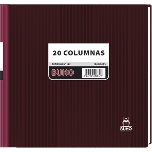 Libro 20 Columnas Buho 100 Hjs