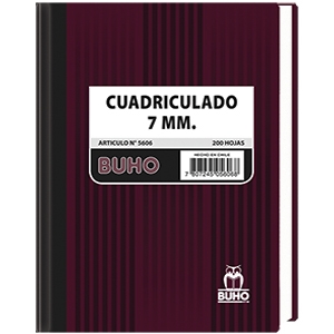 Libro Empastado Buho Matematica 100 Hjs<font color="red"; size= "2"><sup> (SA)<sup></font>