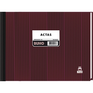 Libro Acta Apaisada Buho 100 Hojas