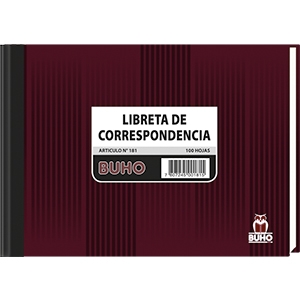 Libreta de Correspondencia Buho 100 Hjs