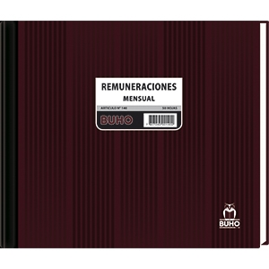 Libro Remuneración Mensual Buho 50 Hjs